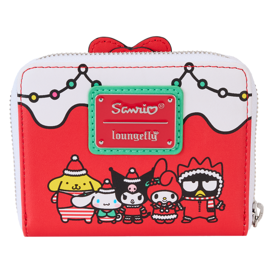 Loungefly Sanrio: Hello Kitty & Friends - Holiday Wreath Zip Around Wallet