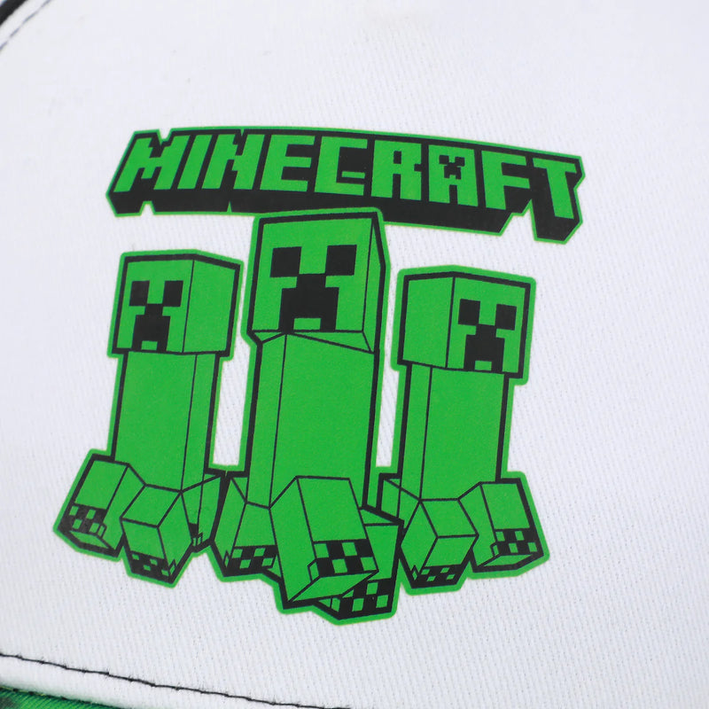 Chargez l'image dans la visionneuse de la galerie, Bioworld Minecraft - Creepers Logo Youth Colorblock Traditional Adjustable Hat
