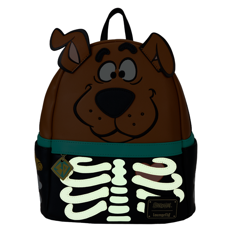 Load image into Gallery viewer, Loungefly Scooby-Doo - Skeleton Cosplay Glow Cosplay Mini Backpack
