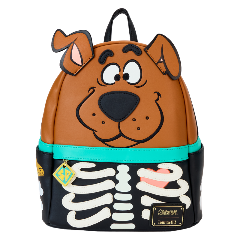 Load image into Gallery viewer, Loungefly Scooby-Doo - Skeleton Cosplay Glow Cosplay Mini Backpack
