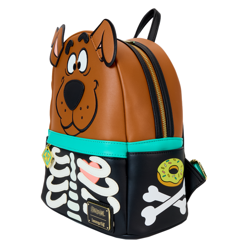 Load image into Gallery viewer, Loungefly Scooby-Doo - Skeleton Cosplay Glow Cosplay Mini Backpack
