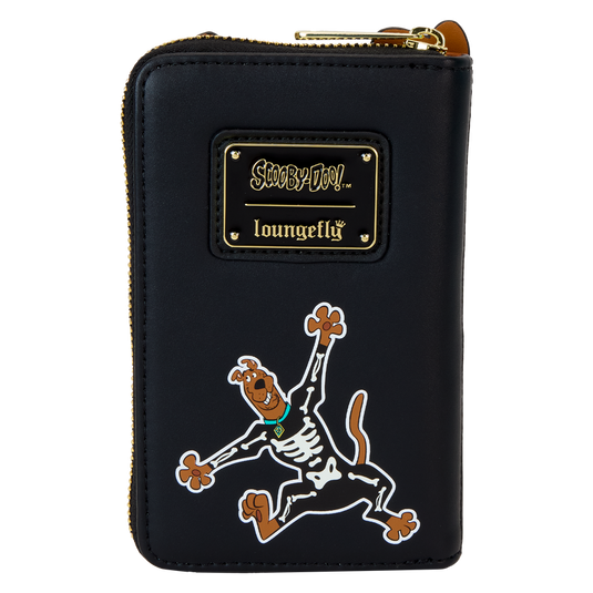 Loungefly Scooby-Doo Skeleton Cosplay Glow Zip Around Wallet