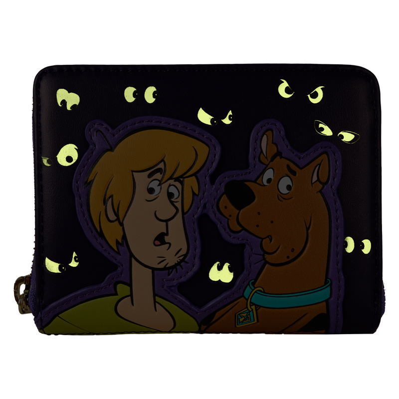 Load image into Gallery viewer, Loungefly Scooby-Doo -Scooby-Doo™ Mystery Inc. Glow Zip Around Wallet
