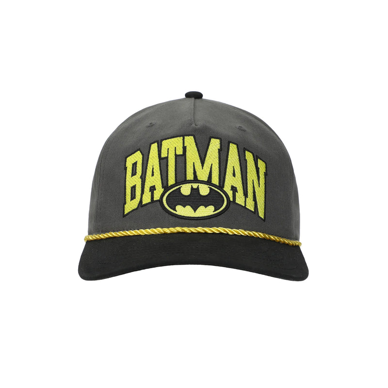 Load image into Gallery viewer, DC Comics: The Batman - Embroidered Logo Pre-Curved Bill Snapback Hat
