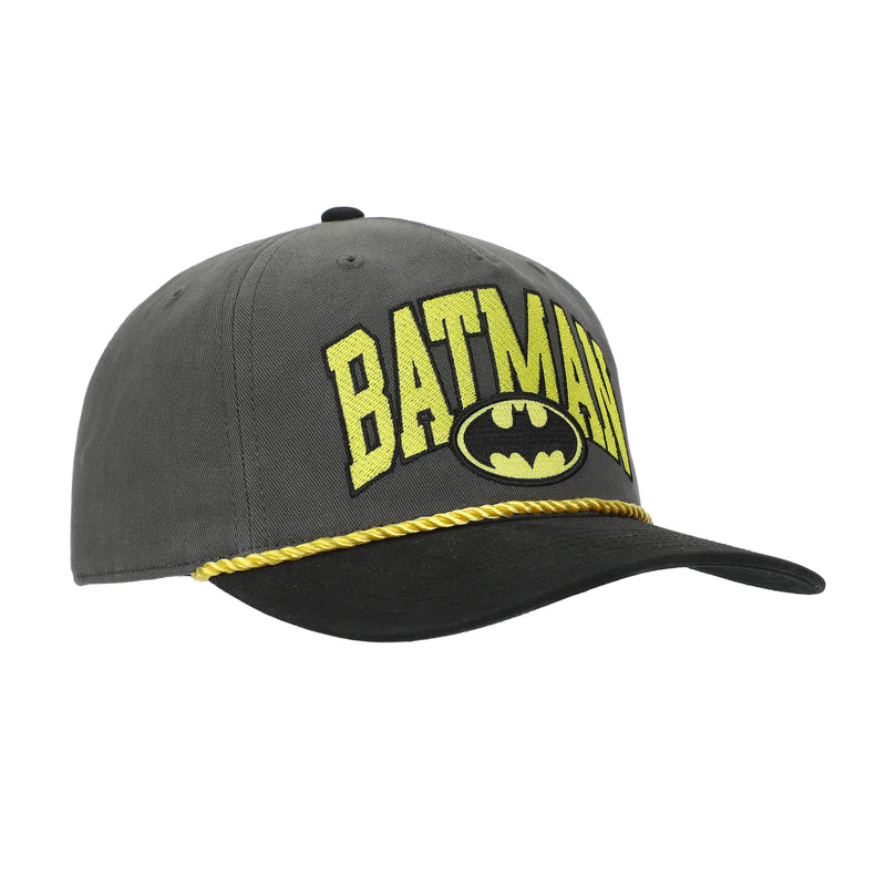 Load image into Gallery viewer, DC Comics: The Batman - Embroidered Logo Pre-Curved Bill Snapback Hat

