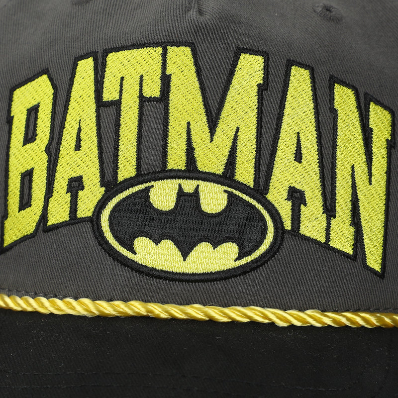 Load image into Gallery viewer, DC Comics: The Batman - Embroidered Logo Pre-Curved Bill Snapback Hat
