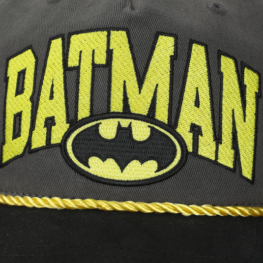 DC Comics: The Batman - Embroidered Logo Pre-Curved Bill Snapback Hat
