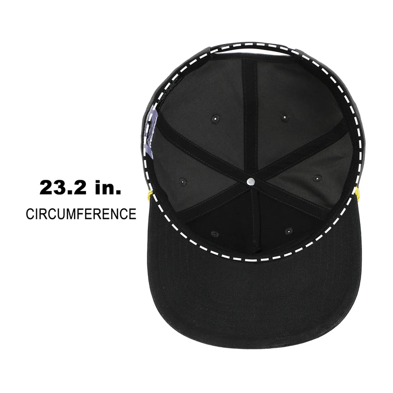 Load image into Gallery viewer, DC Comics: The Batman - Embroidered Logo Pre-Curved Bill Snapback Hat
