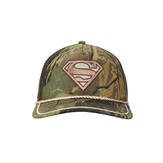DC Comics: Superman - Embroidered Logo Camouflage Retro Trucker Hat