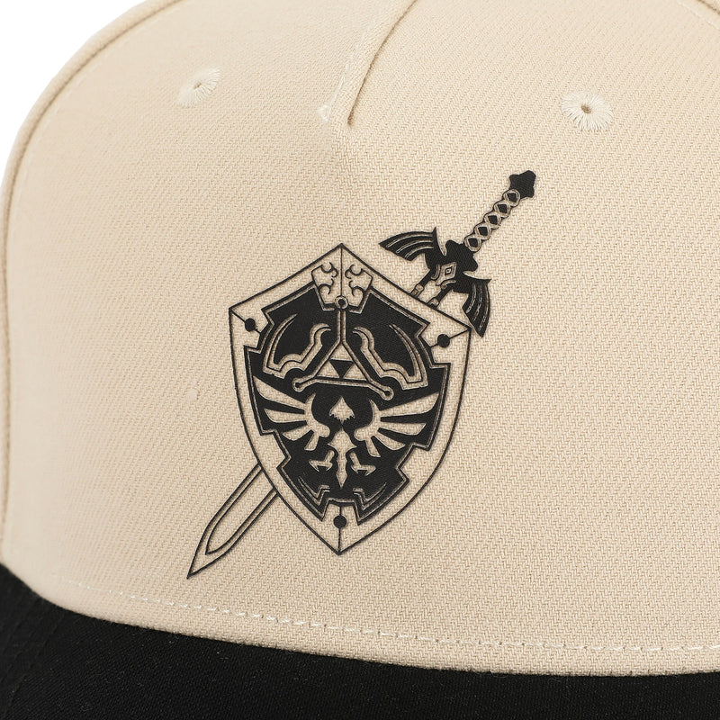 Chargez l'image dans la visionneuse de la galerie, Bioworld The Legend of Zelda - Hylian Shield Embroidered Snapback Hat
