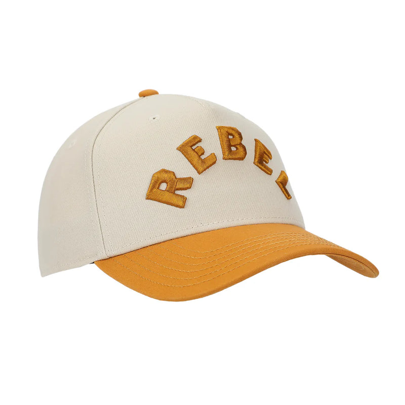 Cargue la imagen en el visor de la galería, Star Wars - Rebel Men's Off-white &amp; Orange A-Frame Snapback Hat
