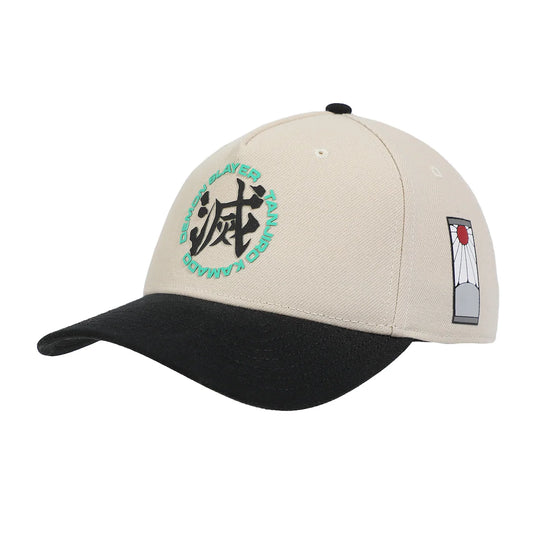 Bioworld Demon Slayer - Kanji White A-Frame Snapback Hat