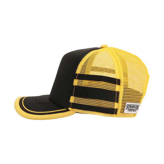Stranger Things - Dustin Henderson Black & Yellow Cosplay Trucker Hat