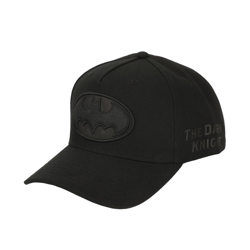 Cargue la imagen en el visor de la galería, Bioworld DC Comics: The Batman Symbol Embroidery With Pu Inlay Poly Wool B104 A Frame Snapback
