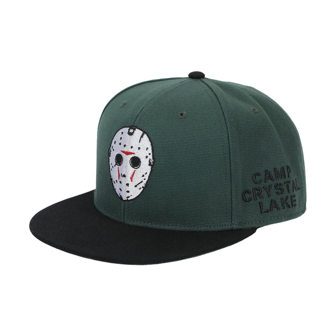 Friday the 13th - Jason Mask Traditional Flat Bill Snapback Hat