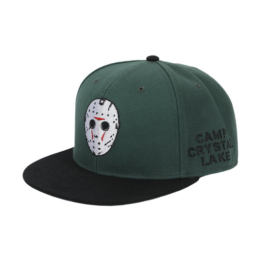Friday the 13th - Jason Mask Traditional Flat Bill Snapback Hat