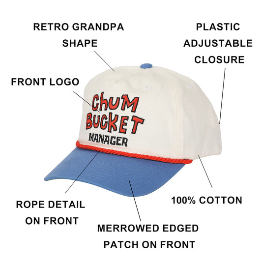 SpongeBob - Squarepants Chum Bucket Manager Hat