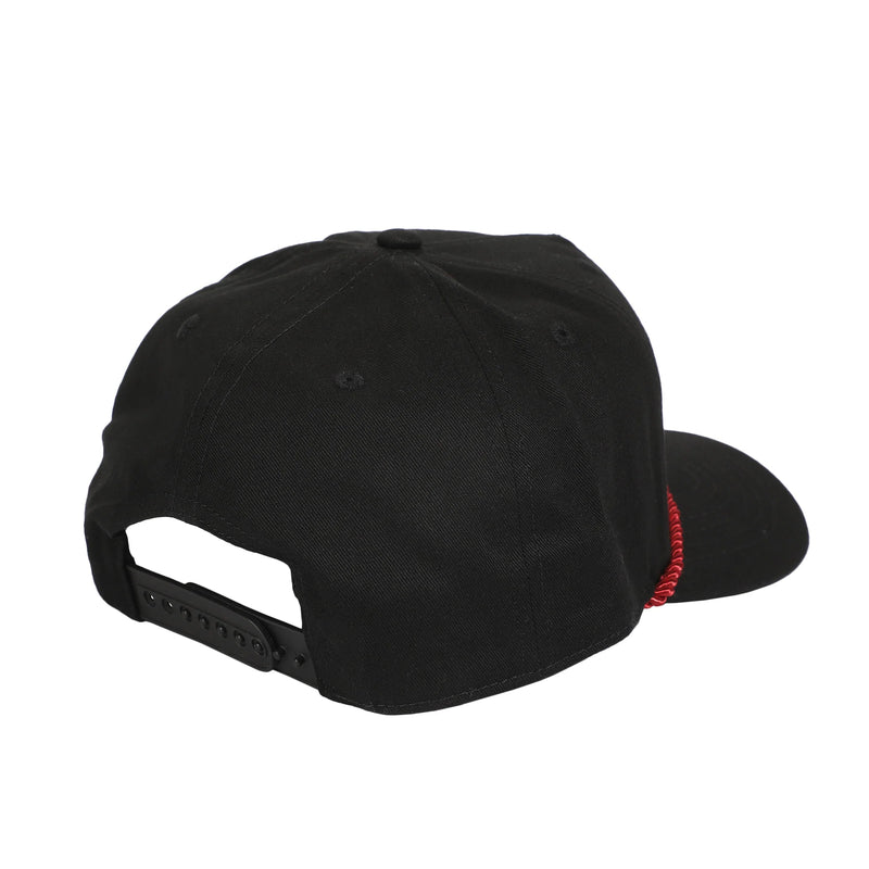 Chargez l'image dans la visionneuse de la galerie, Naruto - Embroidered Akatsuki Cloud Black Retro Grandpa Snapback Hat
