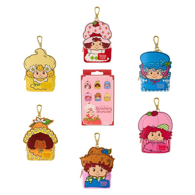 Cargue la imagen en el visor de la galería, Loungefly Strawberry Shortcake &amp; Friends - Cosplay Mystery Mini 1pc Backpack Keychain
