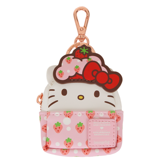 hello kitty backpack keychain Loungefly Sanrio Hello Kitty & Friends x Strawberry Shortcake Cosplay Mystery Blind Box Mini Backpack Keychain Charm