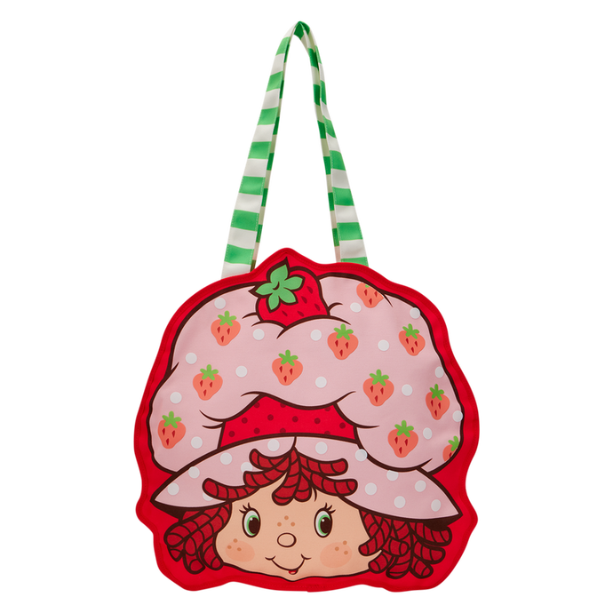 Loungefly Strawberry - Shortcake Cosplay Canvas Oversized Crossbody Tote Bag