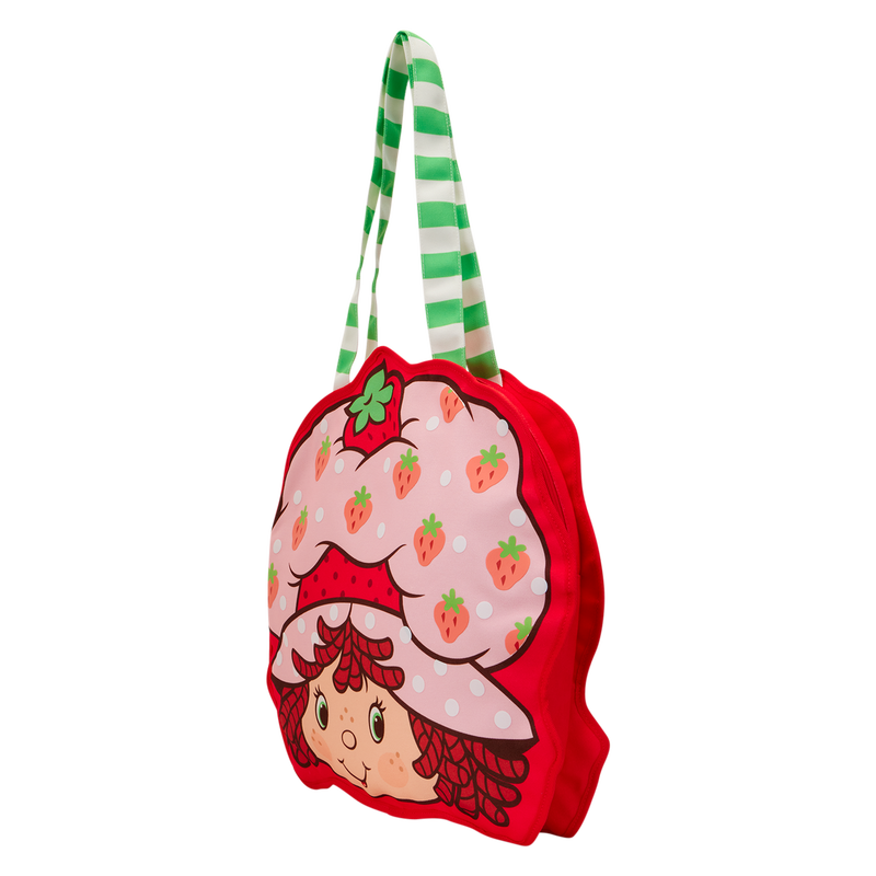 Load image into Gallery viewer, Loungefly Strawberry - Shortcake Cosplay Canvas Oversized Crossbody Tote Bag
