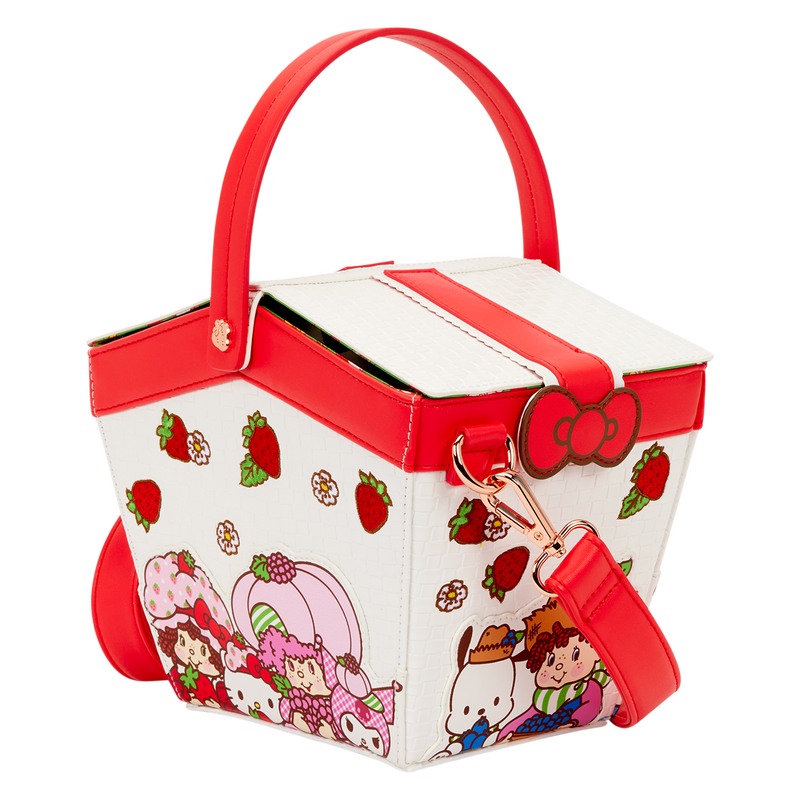 Chargez l&#39;image dans la visionneuse de la galerie, Loungefly - Sanrio Hello Kitty &amp; Friends x Strawberry Shortcake Scented Figural Basket Crossbody Bag
