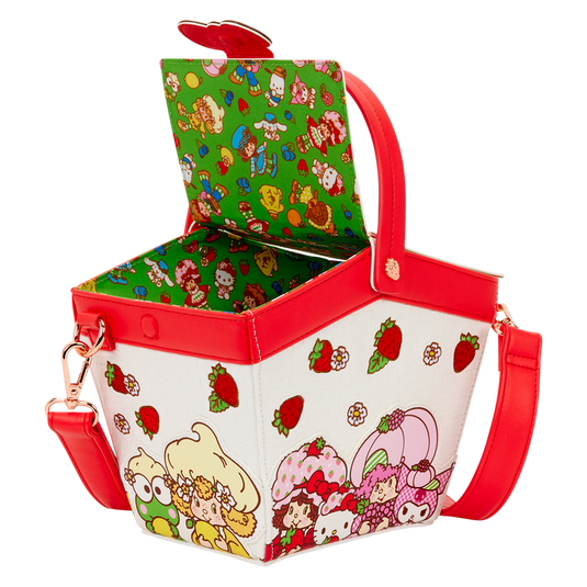 Loungefly - Sanrio Hello Kitty & Friends x Strawberry Shortcake Scented Figural Basket Crossbody Bag