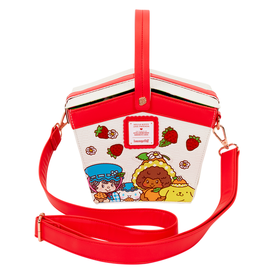 Loungefly - Sanrio Hello Kitty & Friends x Strawberry Shortcake Scented Figural Basket Crossbody Bag