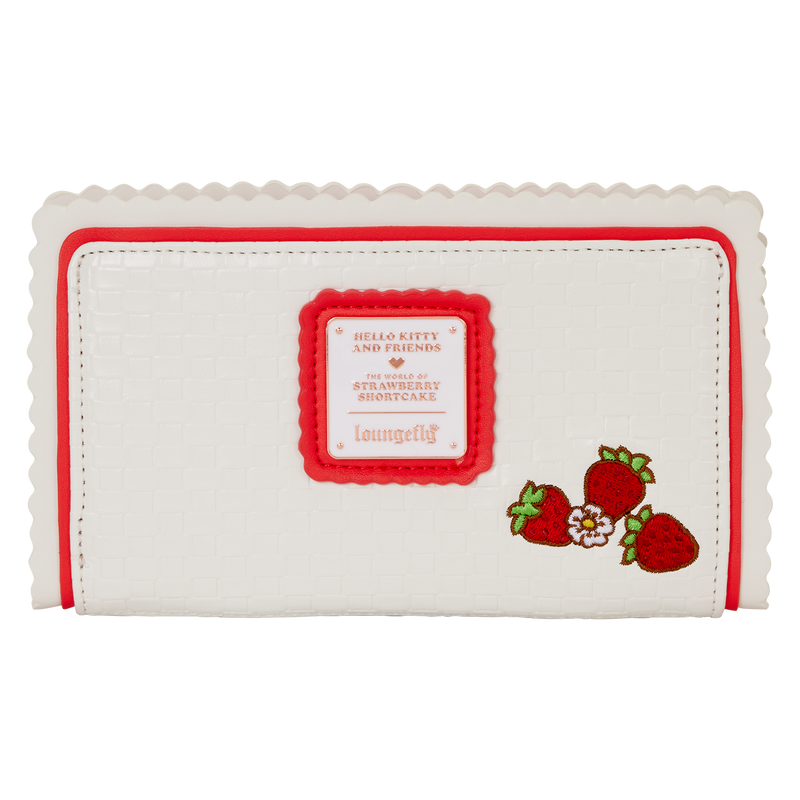 Load image into Gallery viewer, Loungefly - Sanrio Hello Kitty &amp; Friends x Strawberry Shortcake Flap Zip Around Wallet
