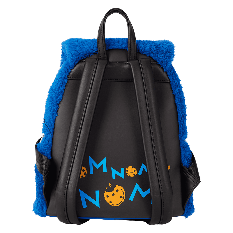 Cargue la imagen en el visor de la galería, Loungefly Sesame Street - Sesame Street Cookie Monster Plush Cosplay Mini Backpack With Coin Bag
