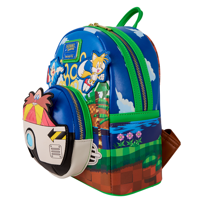 Chargez l&#39;image dans la visionneuse de la galerie, Loungefly Sonic the Hedgehog - Sonic Light Up Mini Backpack
