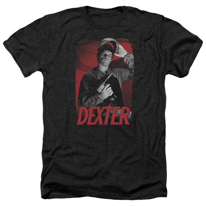 Dexter-See Saw Adult Heather Black T-Shirt