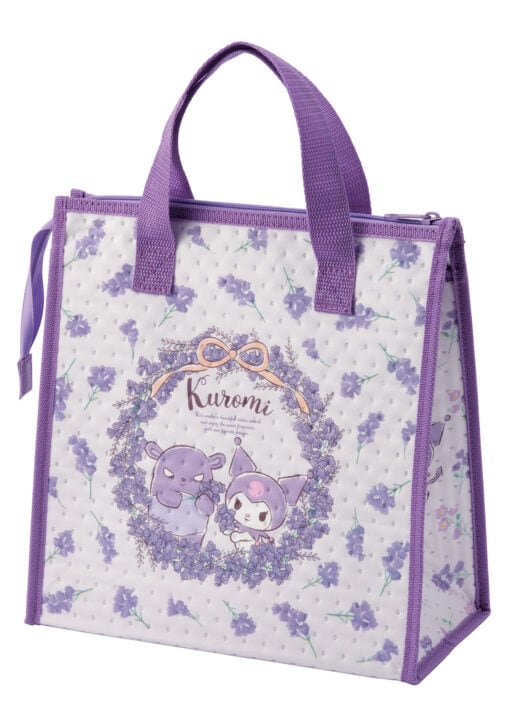 Chargez l&#39;image dans la visionneuse de la galerie, Hello Kitty - Kuromi Floral Wreath Insulated Lunch Bag
