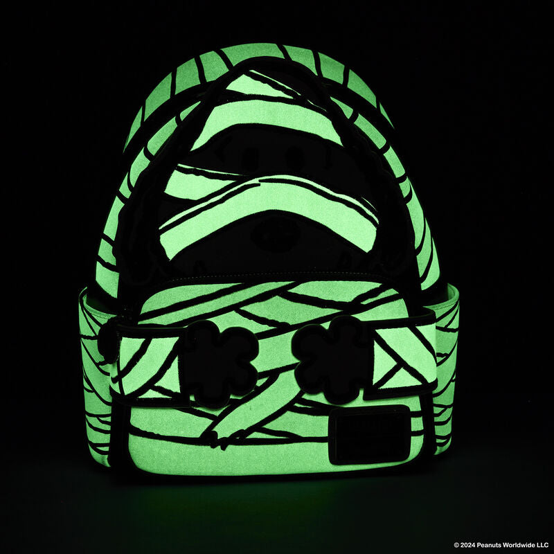 Chargez l&#39;image dans la visionneuse de la galerie, Loungefly Peanuts Snoopy - Mummy Cosplay Glow Mini Backpack
