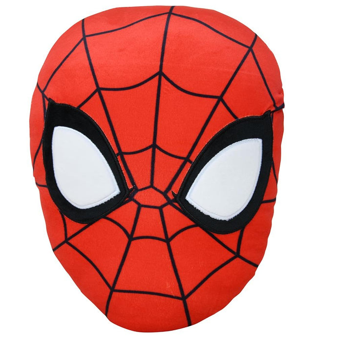 Spiderman Head Shaped Squishy Cloud Plush Pillow 11x13