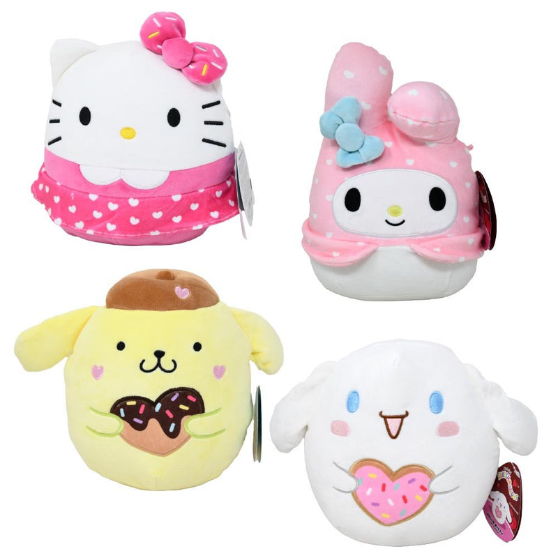 Cargue la imagen en el visor de la galería, Sanrio Hello kitty &amp; Friends - Squishmallows Love 8-in Plush
