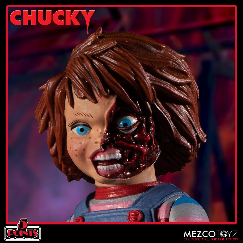 Chargez l&#39;image dans la visionneuse de la galerie, Chucky Deluxe 5 Points Figure Set
