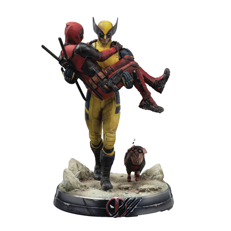 Cargue la imagen en el visor de la galería, Marvel Comics: Deadpool &amp; Wolverine -Deluxe 1/10 Scale Statue Figure
