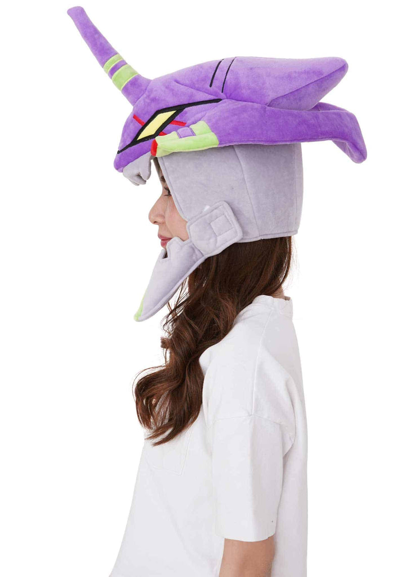 Load image into Gallery viewer, Clever Idiots Inc. Evangelion - EVA 01 Kigurumi Cozy Costume Beanie Hat
