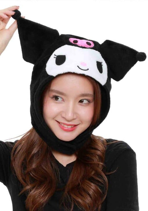 Clever Idiots Inc. Sanrio Kuromi Cozy Costume Beanie Hat