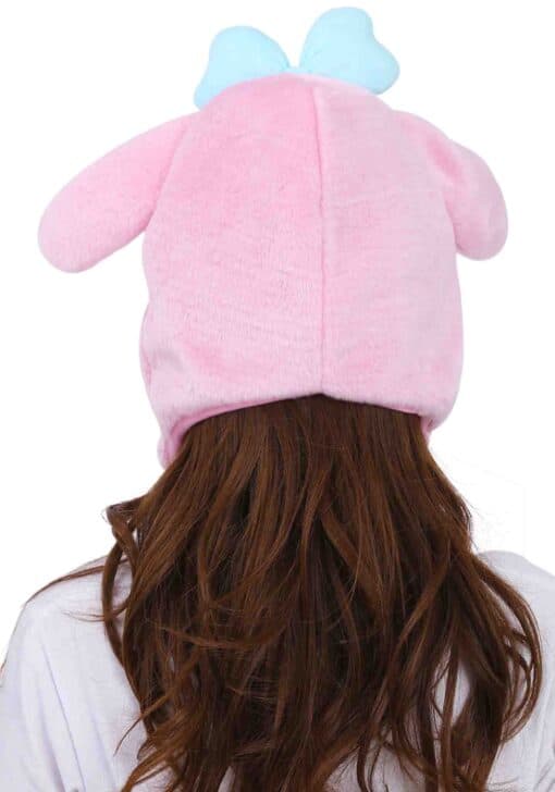 Chargez l&#39;image dans la visionneuse de la galerie, Clever Idiots Inc. Sanrio My Melody Cozy Costume Adults Beanie Hat
