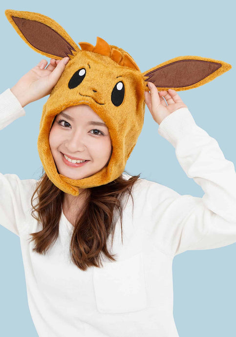 Clever Idiots Inc. Pokemon Eevee Kigurumi Costume Beanie Hat
