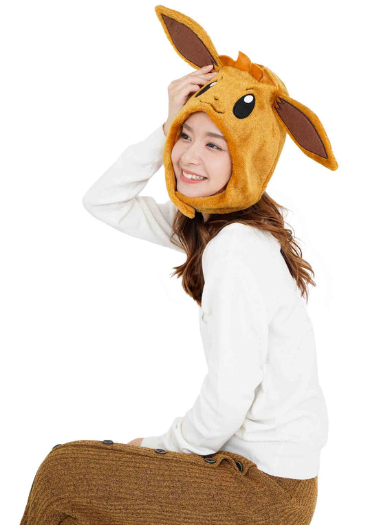 Clever Idiots Inc. Pokemon Eevee Kigurumi Costume Beanie Hat