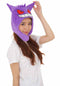 Pokemon Gengar Cozy Costume Fluffy Beanie Hat