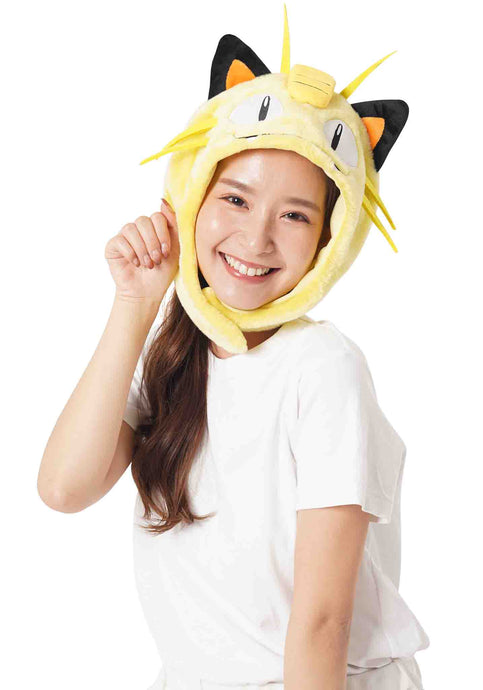 Pokemon Meowth  Kigurumi Costume Beanie Hat