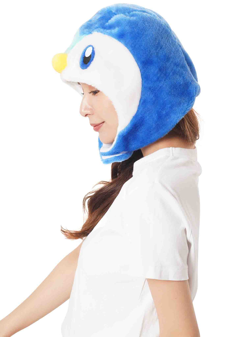 Chargez l&#39;image dans la visionneuse de la galerie, Clever Idiots Inc. Pokemon Piplup Kigurumi Costume Adult Beanie Hat
