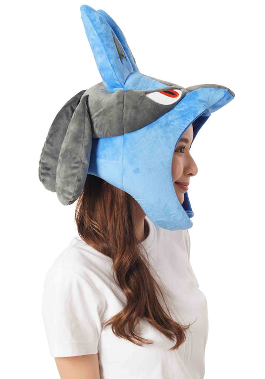 Clever Idiots Inc. Pokemon Lucario Kigurumi Cozy Costume Beanie Hat