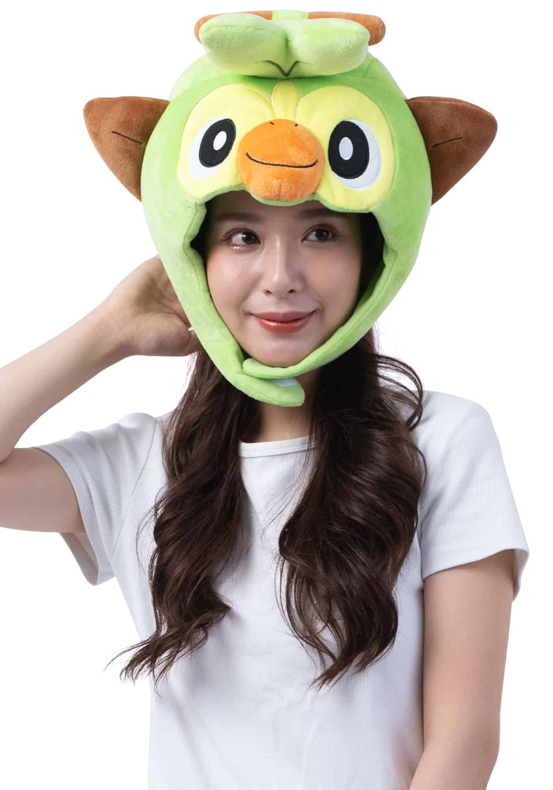 Load image into Gallery viewer, Clever Idiots Inc. Pokemon Grookey Kigurumi Costume Adult Beanie Hat
