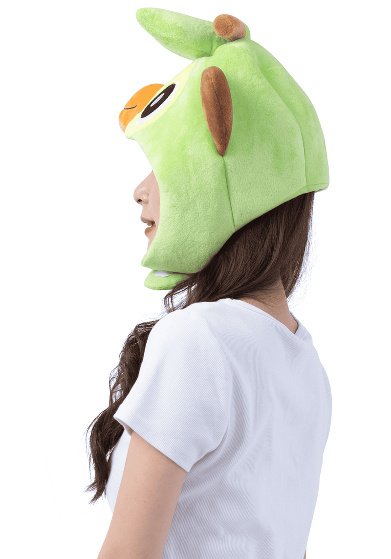 Load image into Gallery viewer, Clever Idiots Inc. Pokemon Grookey Kigurumi Costume Adult Beanie Hat
